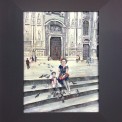 In front of Milano's cathedral with my grandmother, 3 years old - 1976