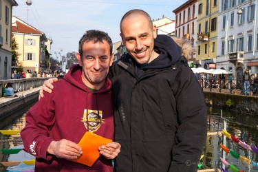 With Atomo Tinelli @ FAN - Milano 7 April 2013 - Photo by Olivia Gozzano