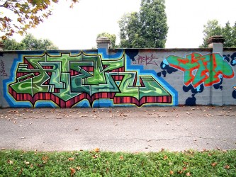 Ater - THP Crew @ Stadio Street Players - Ippodromo Milano Graffiti 2013