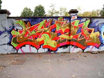 Yazo - THP Crew @ Stadio Street Players - Ippodromo Milano Graffiti 2013
